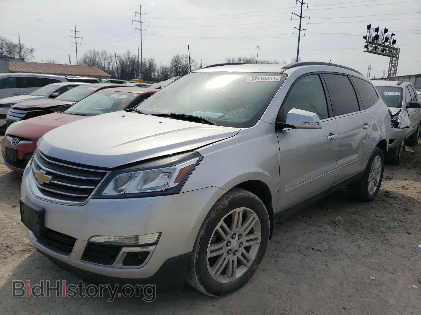 2014 CHEVROLET TRAVERSE - VIN: 1GNKRGKD4EJ337349 - Фото 2