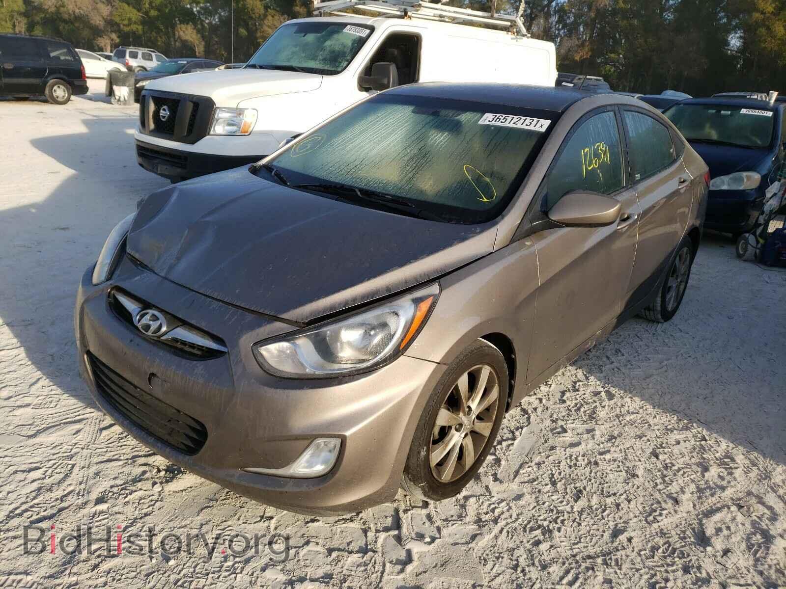 2013 HYUNDAI ACCENT - VIN: KMHCU4AE6DU461832 - Фото 2