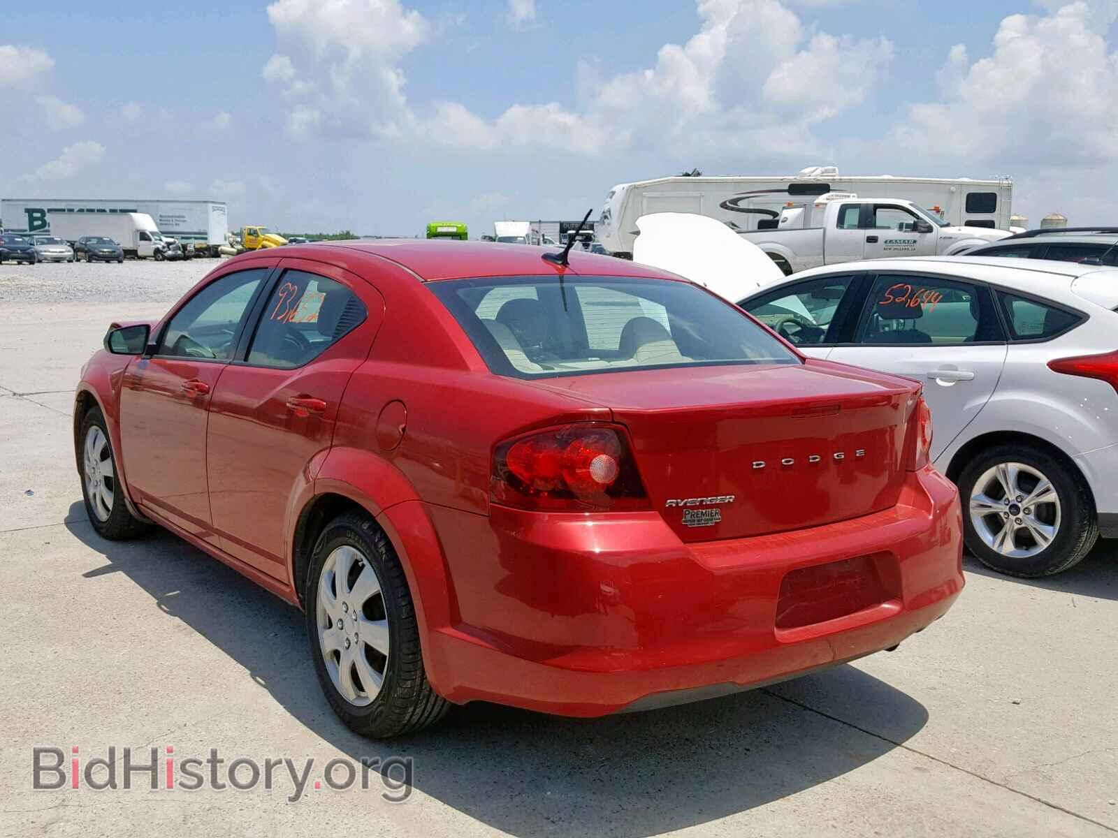 2014 DODGE AVENGER - VIN: 1C3CDZAB5EN234526 - Фото 3