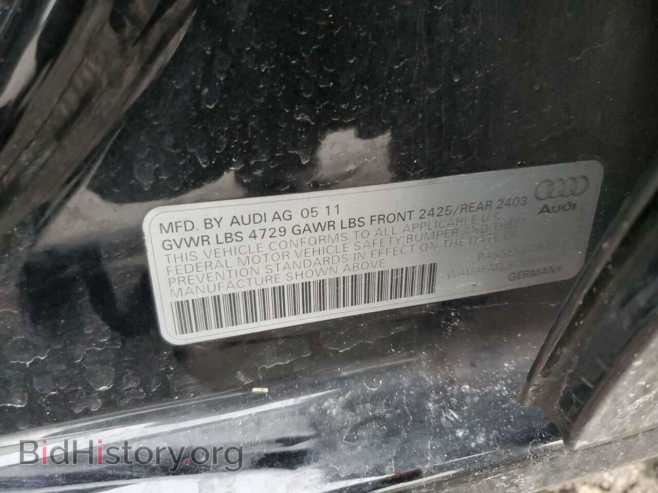2012 AUDI A4 - VIN: WAUAFAFL3CN000461 - Фото 12