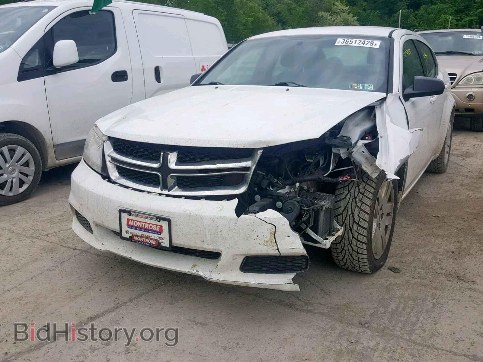 2014 DODGE AVENGER - VIN: 1C3CDZAB0EN138917 - Фото 2