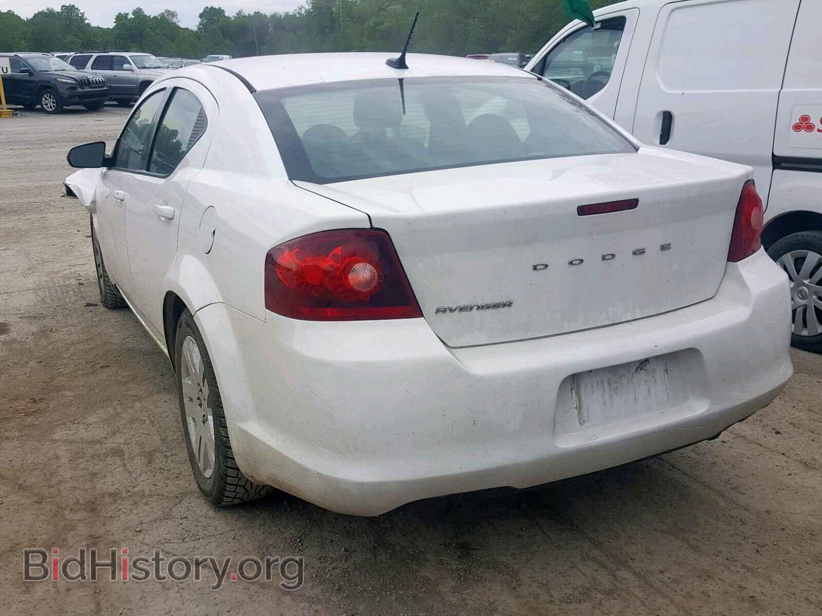 2014 DODGE AVENGER - VIN: 1C3CDZAB0EN138917 - Фото 3