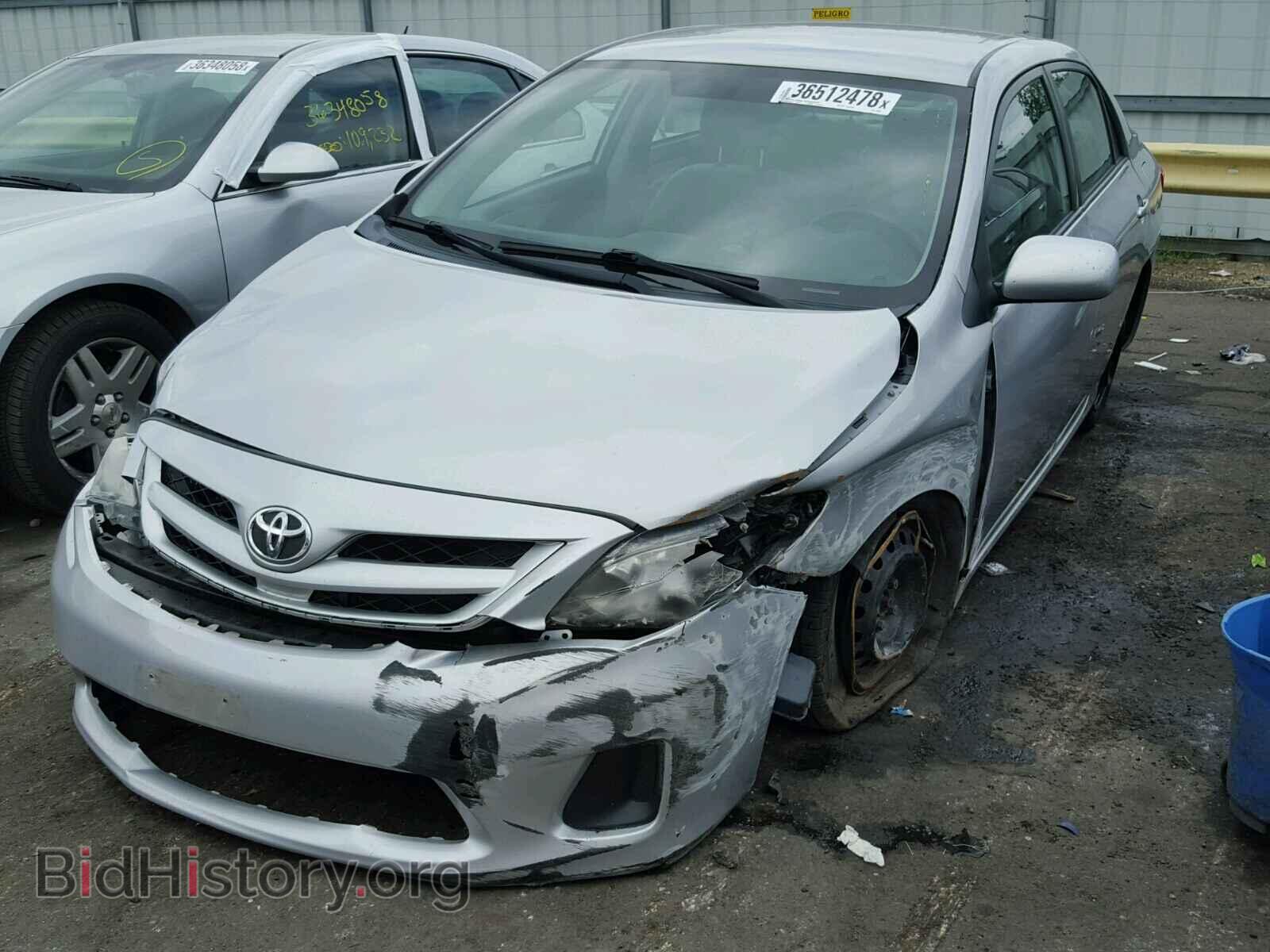 2011 TOYOTA COROLLA BA - VIN: 2T1BU4EE6BC660805 - Фото 2