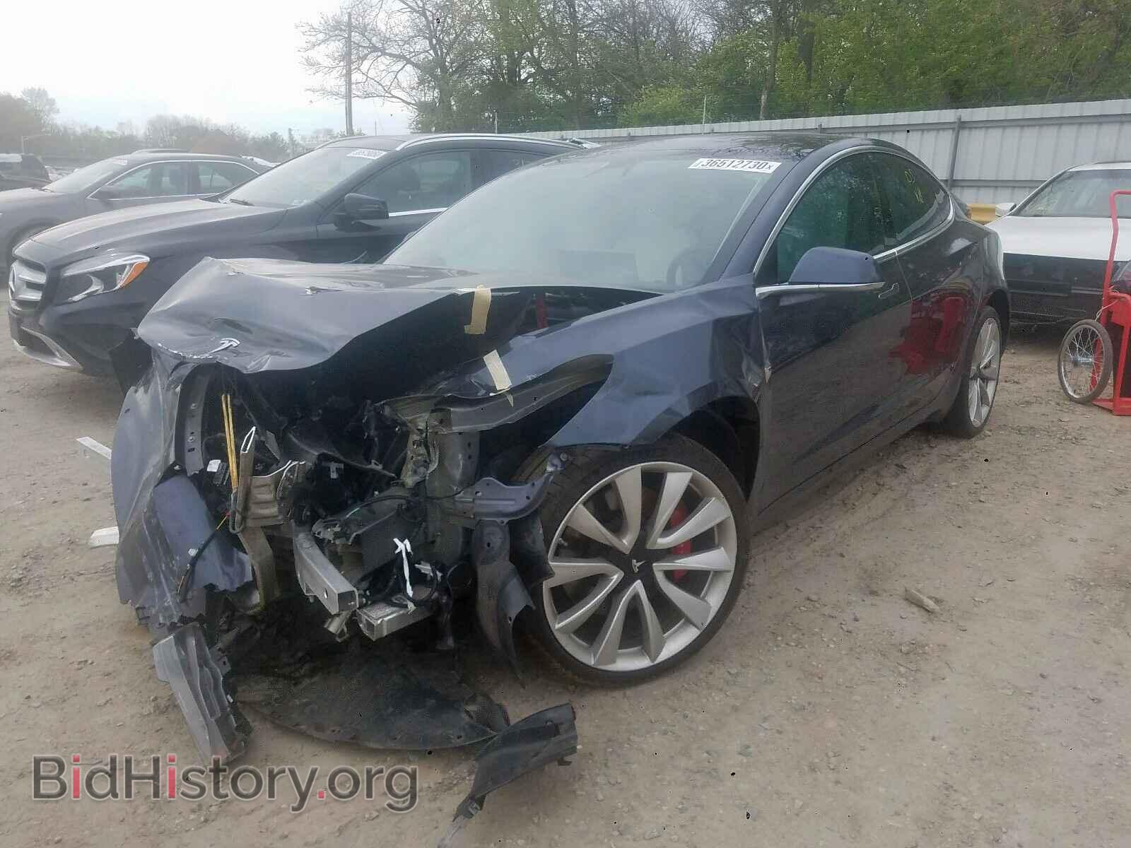 2019 TESLA MODEL 3 - VIN: 5YJ3E1EB7KF393398 - Photo 2