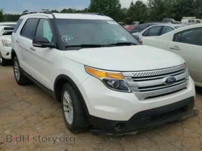 2013 Ford EXPLORER Explorer X, белый — VIN 1FM5K7D80DGC41283, Copart
