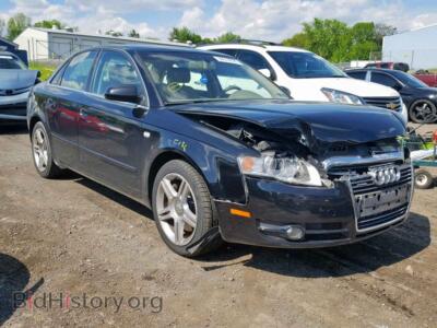 2007 Audi A4 A4 2.0T QU, черный — VIN WAUDF78E27A123700, Copart