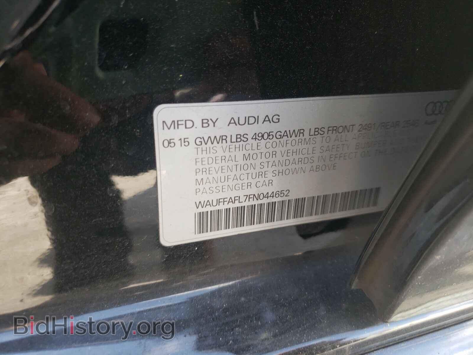 2015 AUDI A4 - VIN: WAUFFAFL7FN044652 - Photo 10