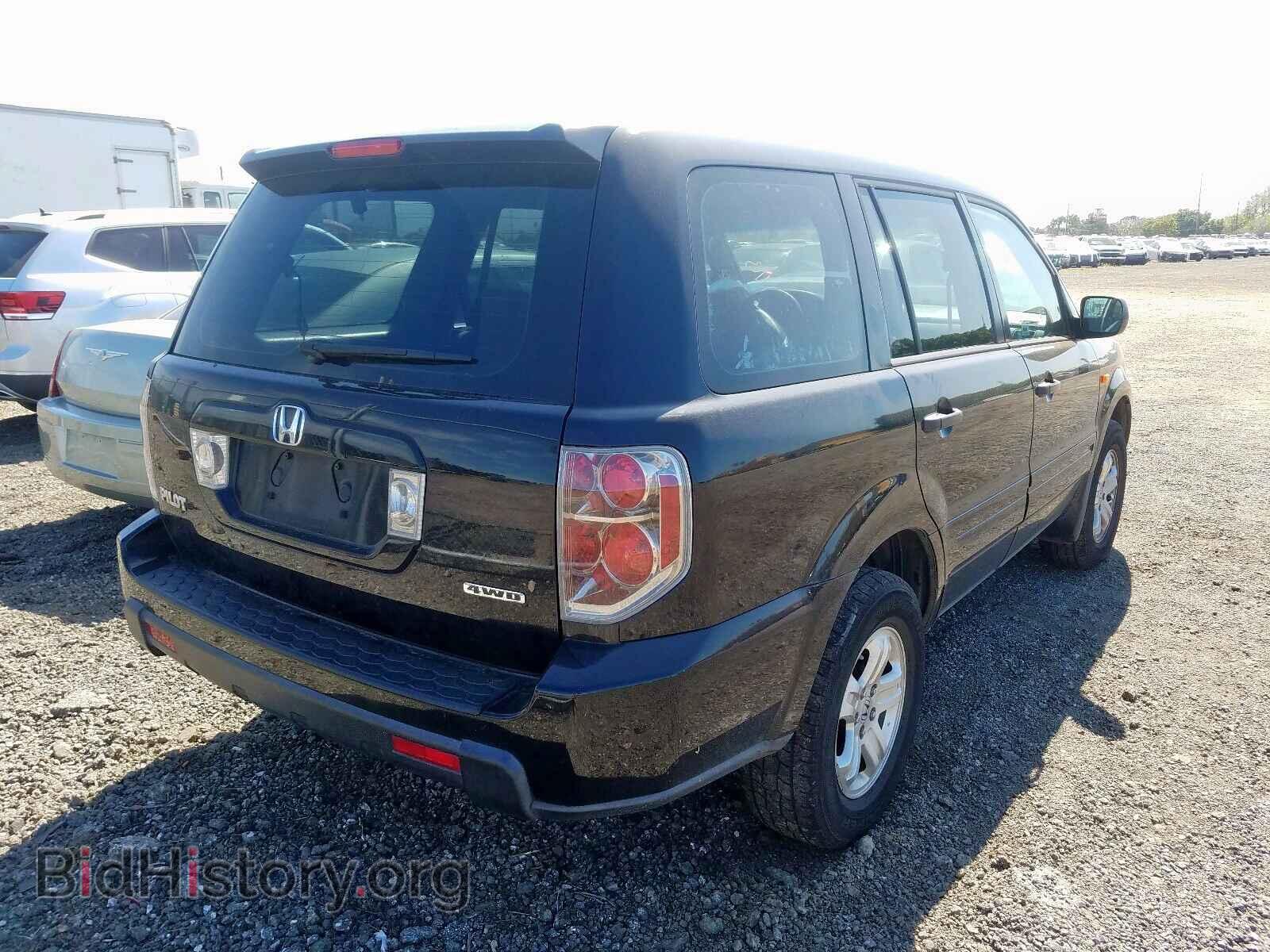 2007 HONDA PILOT - VIN: 5FNYF18137B032148 - Фото 4