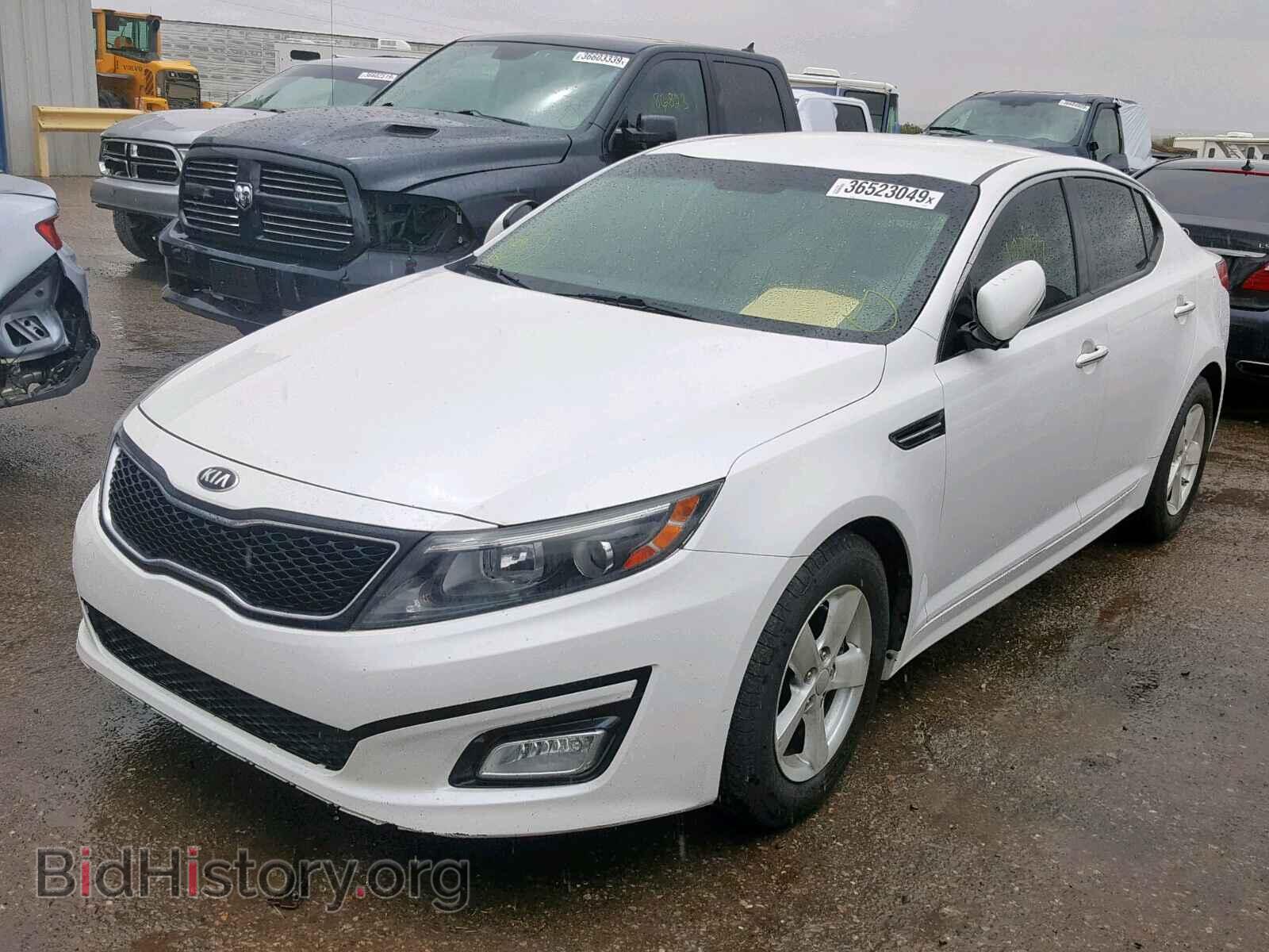 2014 KIA OPTIMA LX - VIN: KNAGM4A76E5519101 - Фото 2