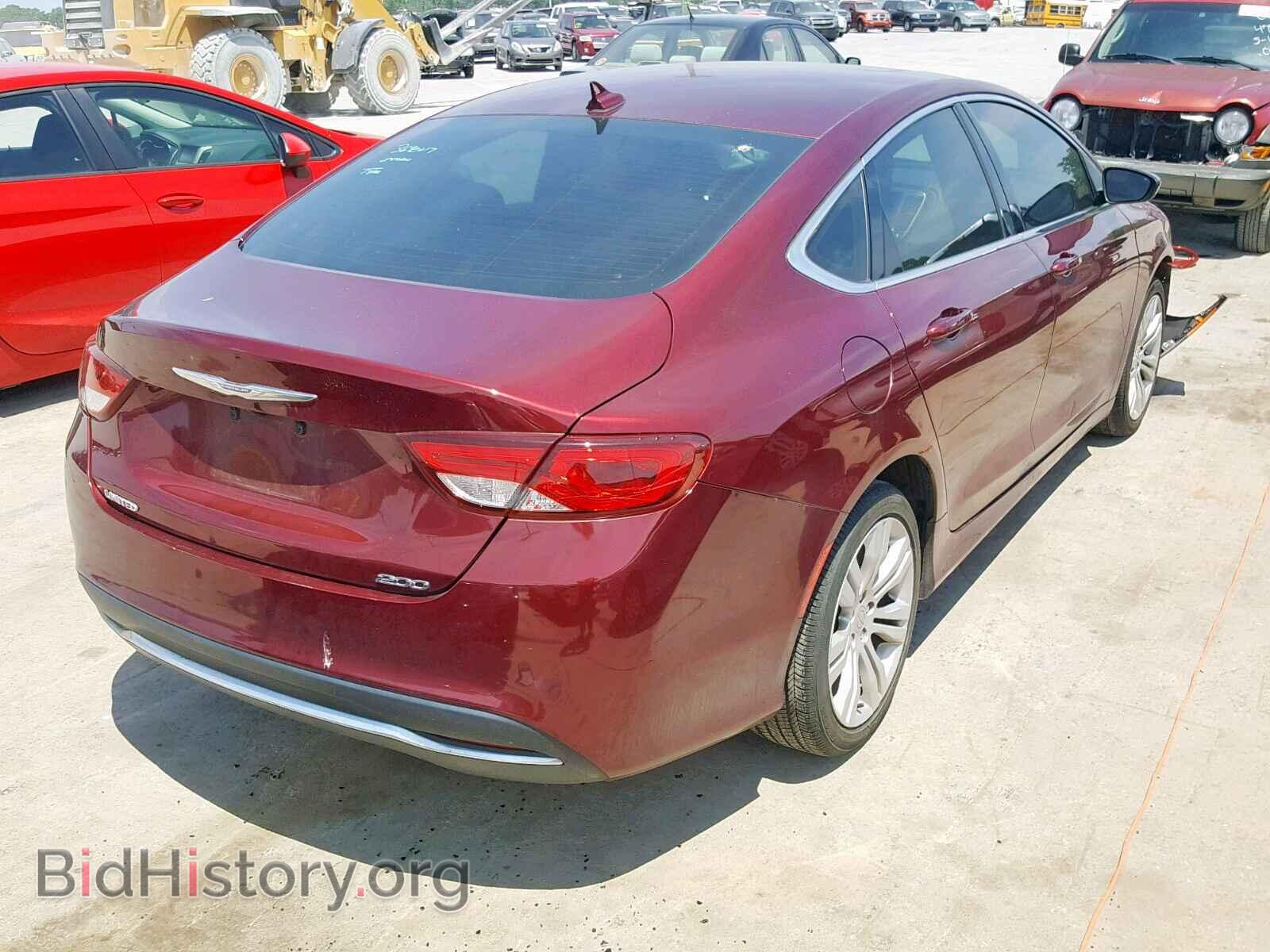 2015 CHRYSLER 200 - VIN: 1C3CCCAB6FN749374 - Фото 4