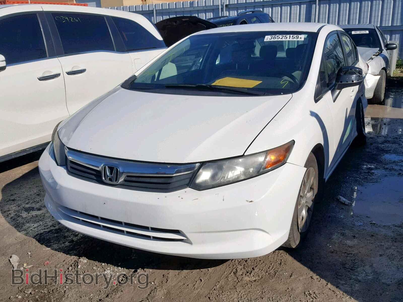2012 HONDA CIVIC LX - VIN: 2HGFB2F49CH062556 - Фото 2