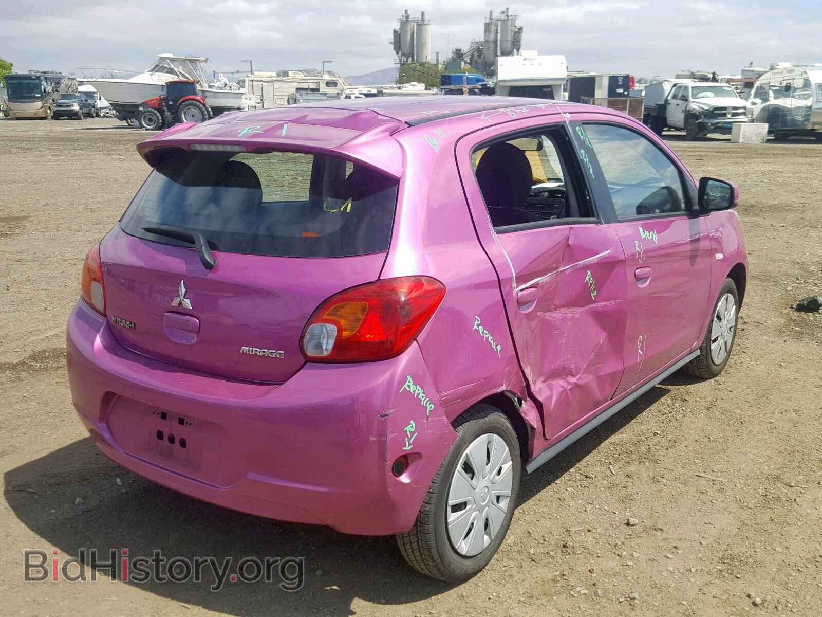 2014 MITSUBISHI MIRAGE - VIN: ML32A3HJ4EH010482 - Фото 4