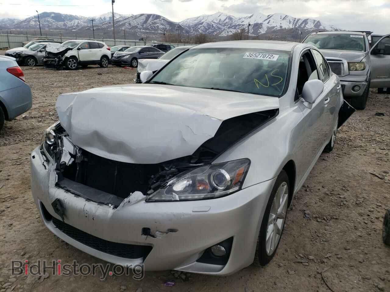 2012 LEXUS IS - VIN: JTHCE5C20C5002393 - Фото 2