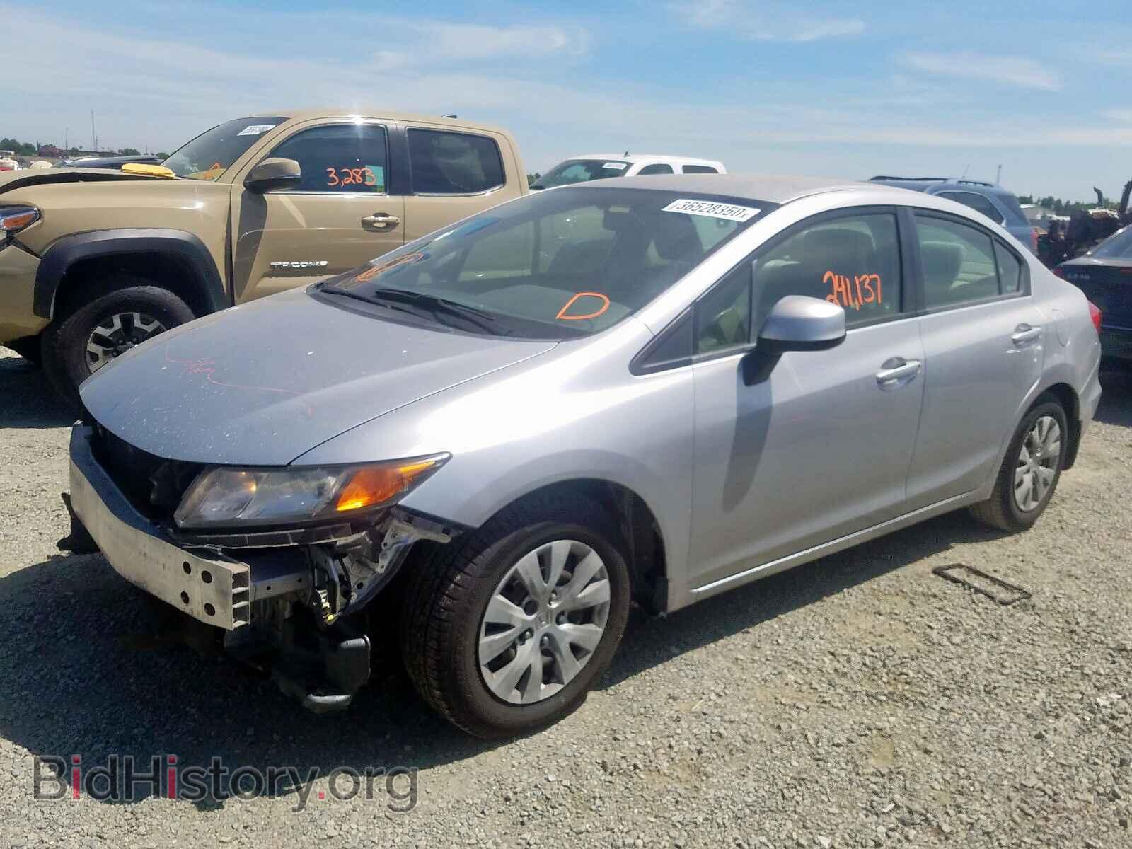 2012 HONDA CIVIC - VIN: JHMFB2F52CS004335 - Фото 2