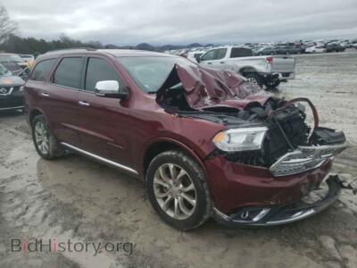 2017 Dodge DURANGO Durango CI, maroon — VIN 1C4SDJETXHC838973, Copart