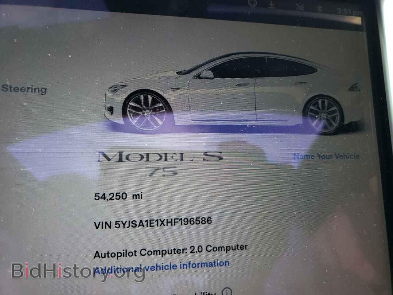 2017 TESLA MODEL S - VIN: 5YJSA1E1XHF196586 - Photo 9