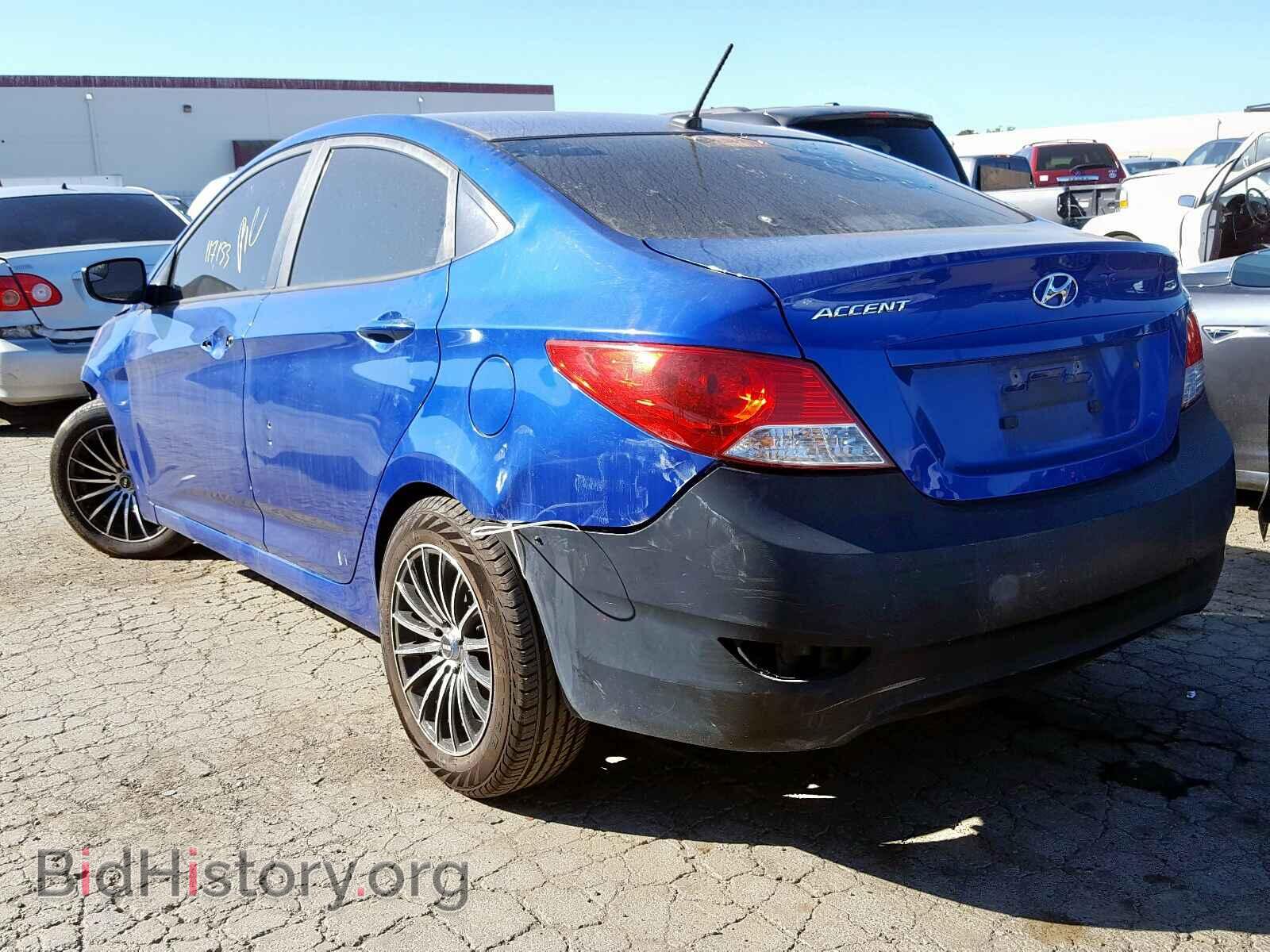 2014 HYUNDAI ACCENT - VIN: KMHCT4AE3EU603476 - Фото 3