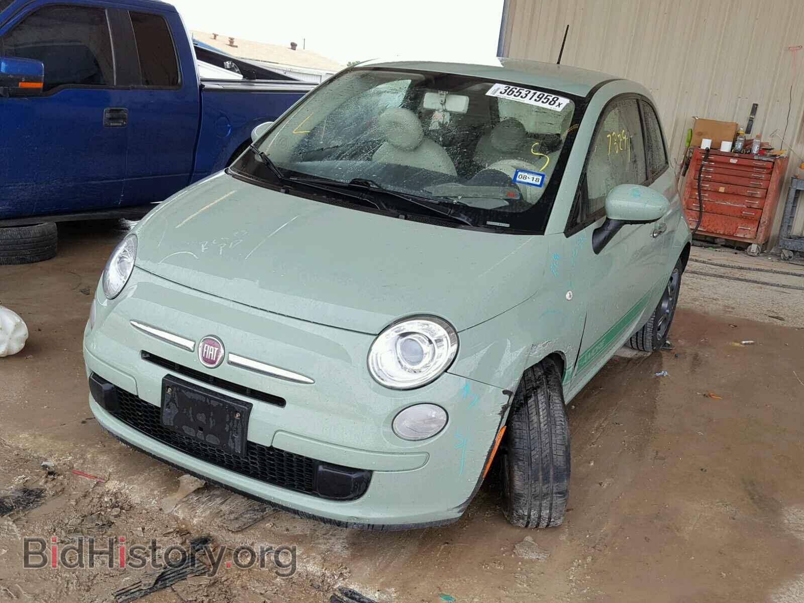 2012 FIAT 500 - VIN: 3C3CFFAR4CT366129 - Фото 2