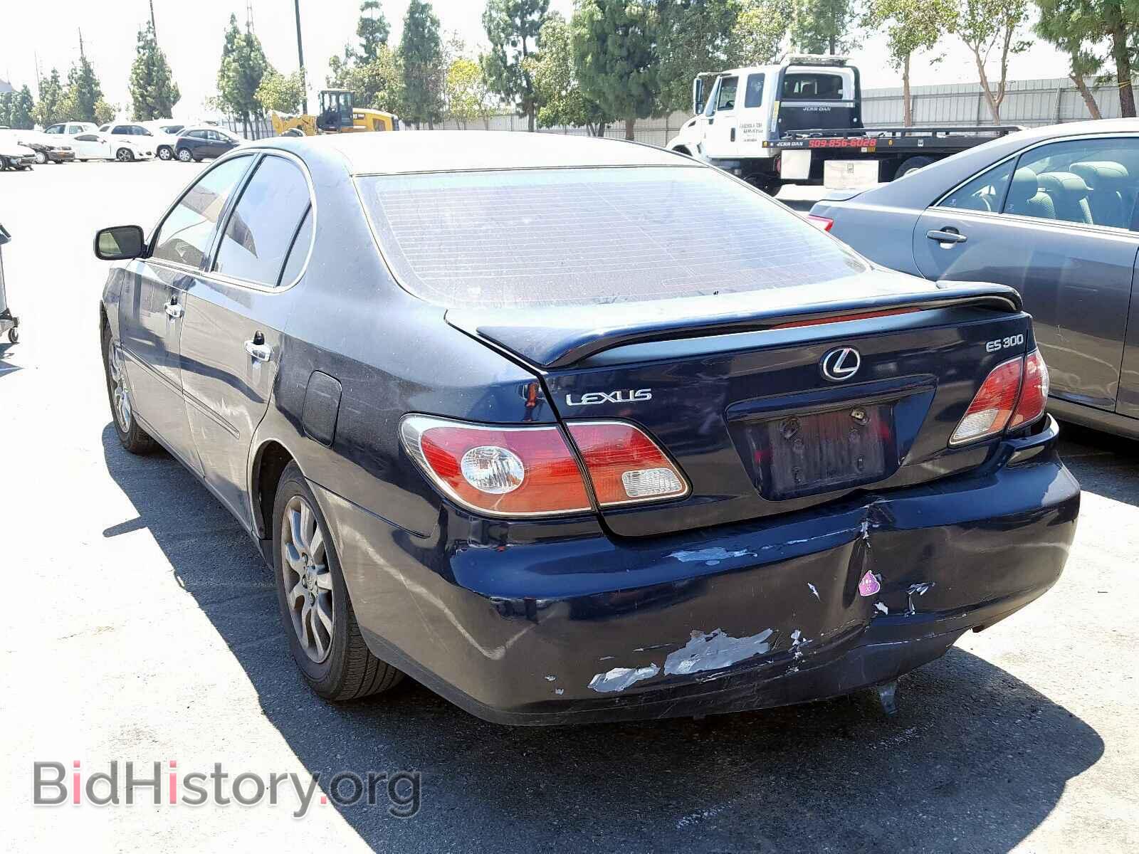 2003 LEXUS ES300 - VIN: JTHBF30G330117628 - Фото 3