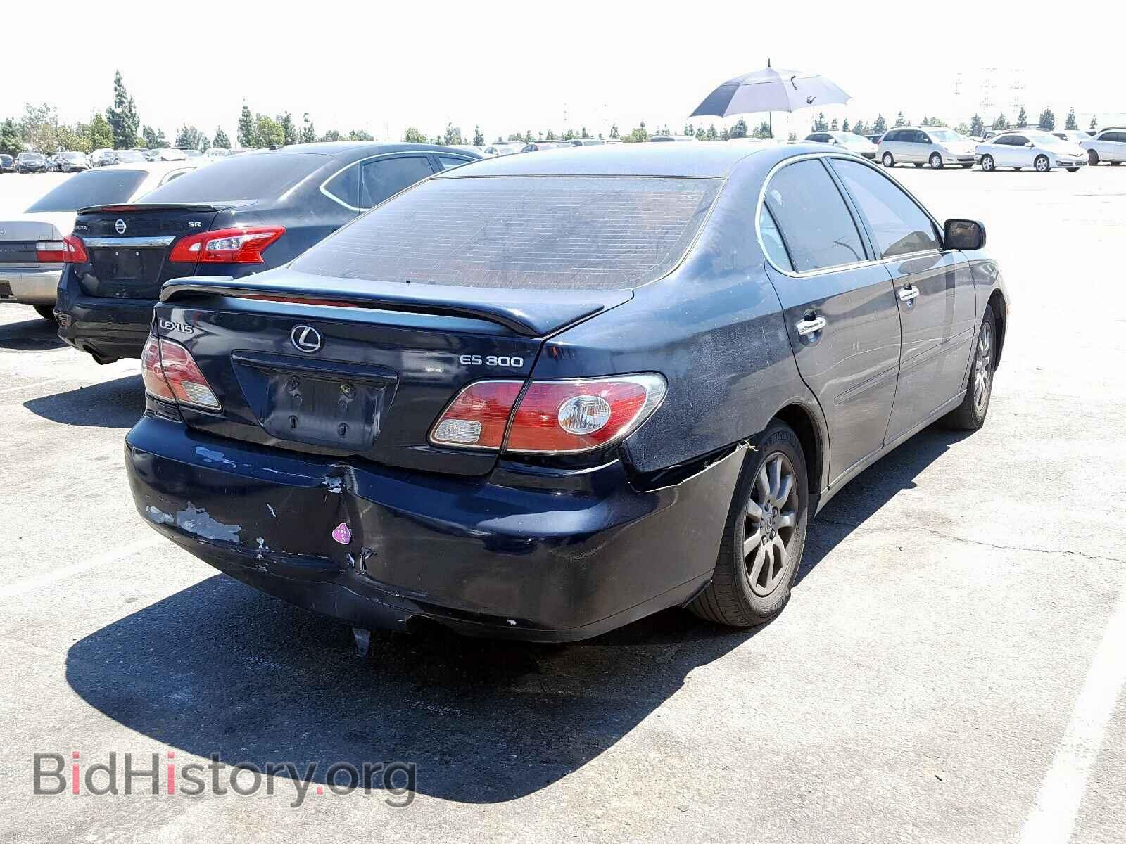 2003 LEXUS ES300 - VIN: JTHBF30G330117628 - Фото 4