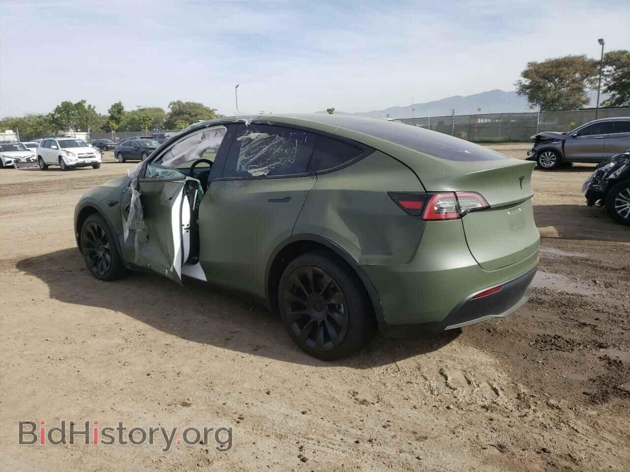 2021 TESLA MODEL Y - VIN: 5YJYGDEE4MF243103 - Фото 2