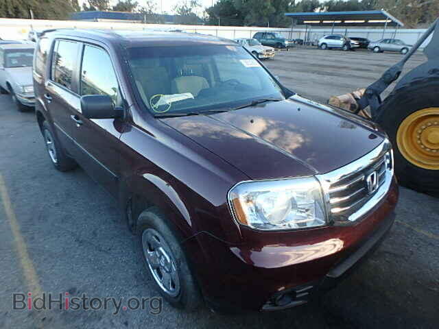 Фотография 5FNYF3H29DB030694 - HONDA PILOT 2013