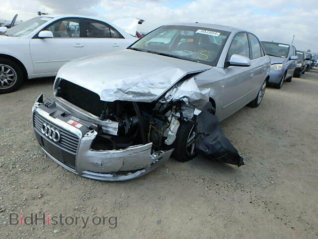 2007 AUDI A4 - VIN: WAUAF78E67A193865 - Фото 2