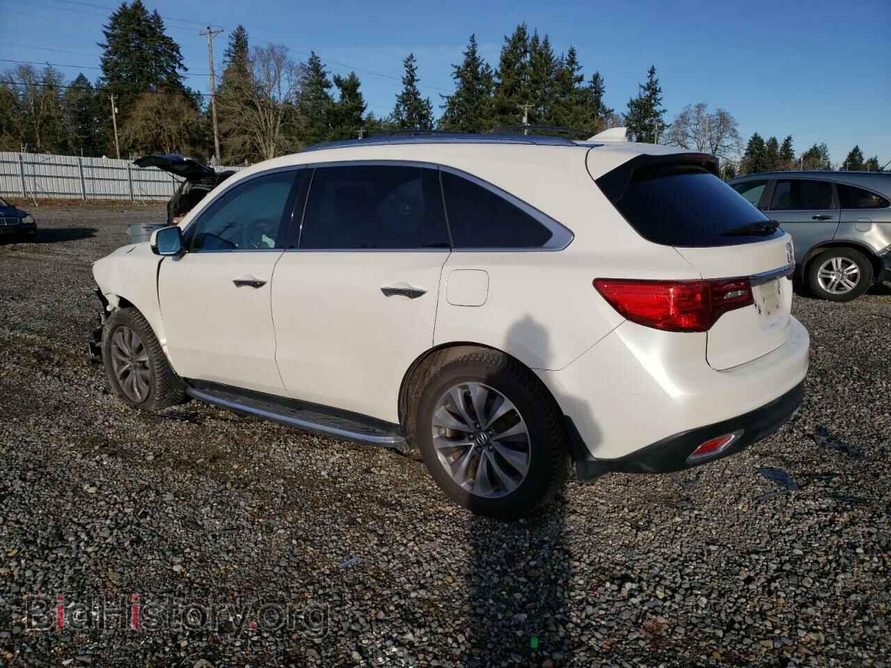 2016 ACURA MDX - VIN: 5FRYD4H4XGB035080 - Фото 2