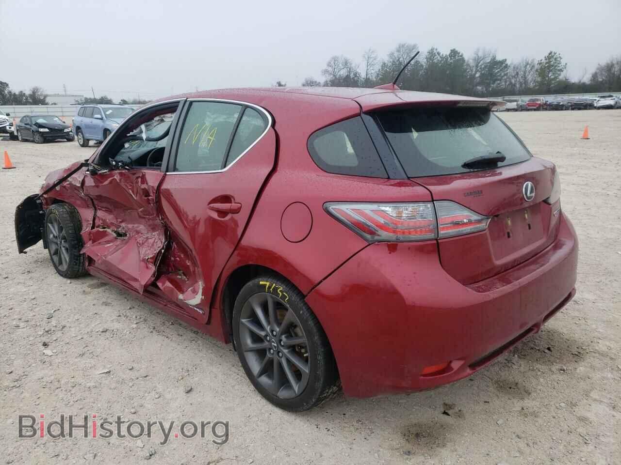 2012 LEXUS CT 200 - VIN: JTHKD5BH2C2082401 - Фото 3