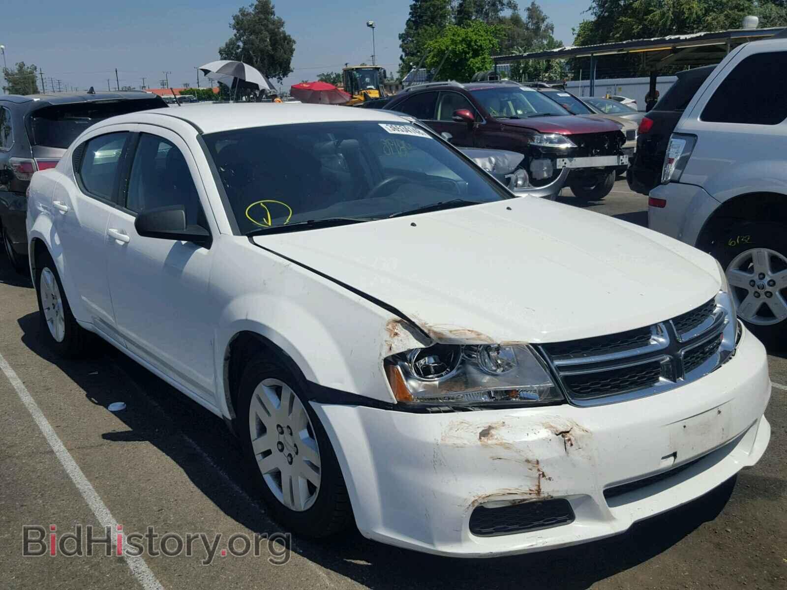Фотография 1C3CDZAB1CN215095 - DODGE AVENGER 2012