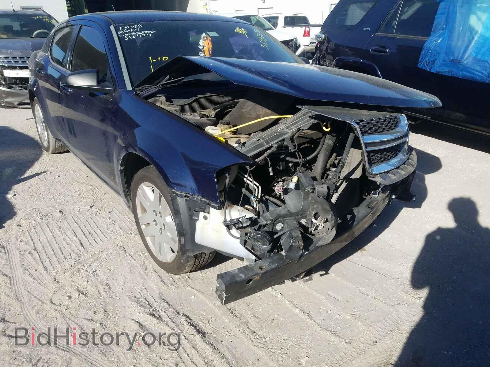 Фотография 1C3CDZAB8DN753679 - DODGE AVENGER 2013