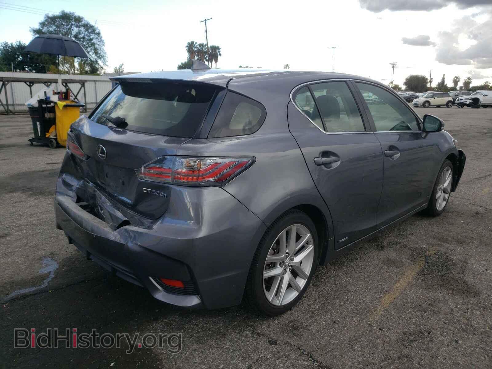 2014 LEXUS CT 200 - VIN: JTHKD5BH8E2180187 - Фото 4