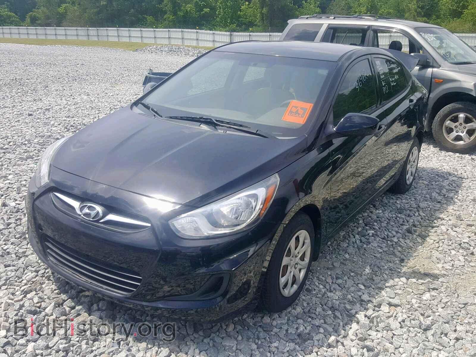 2014 HYUNDAI ACCENT - VIN: KMHCT4AEXEU733223 - Фото 2