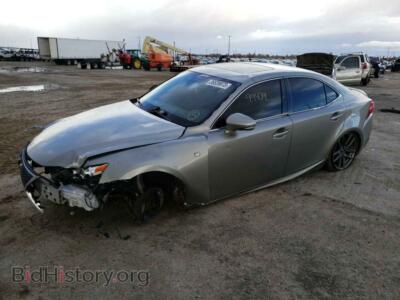 2015 Lexus IS IS 250, серебристый — VIN JTHBF1D2XF5080233, Copart
