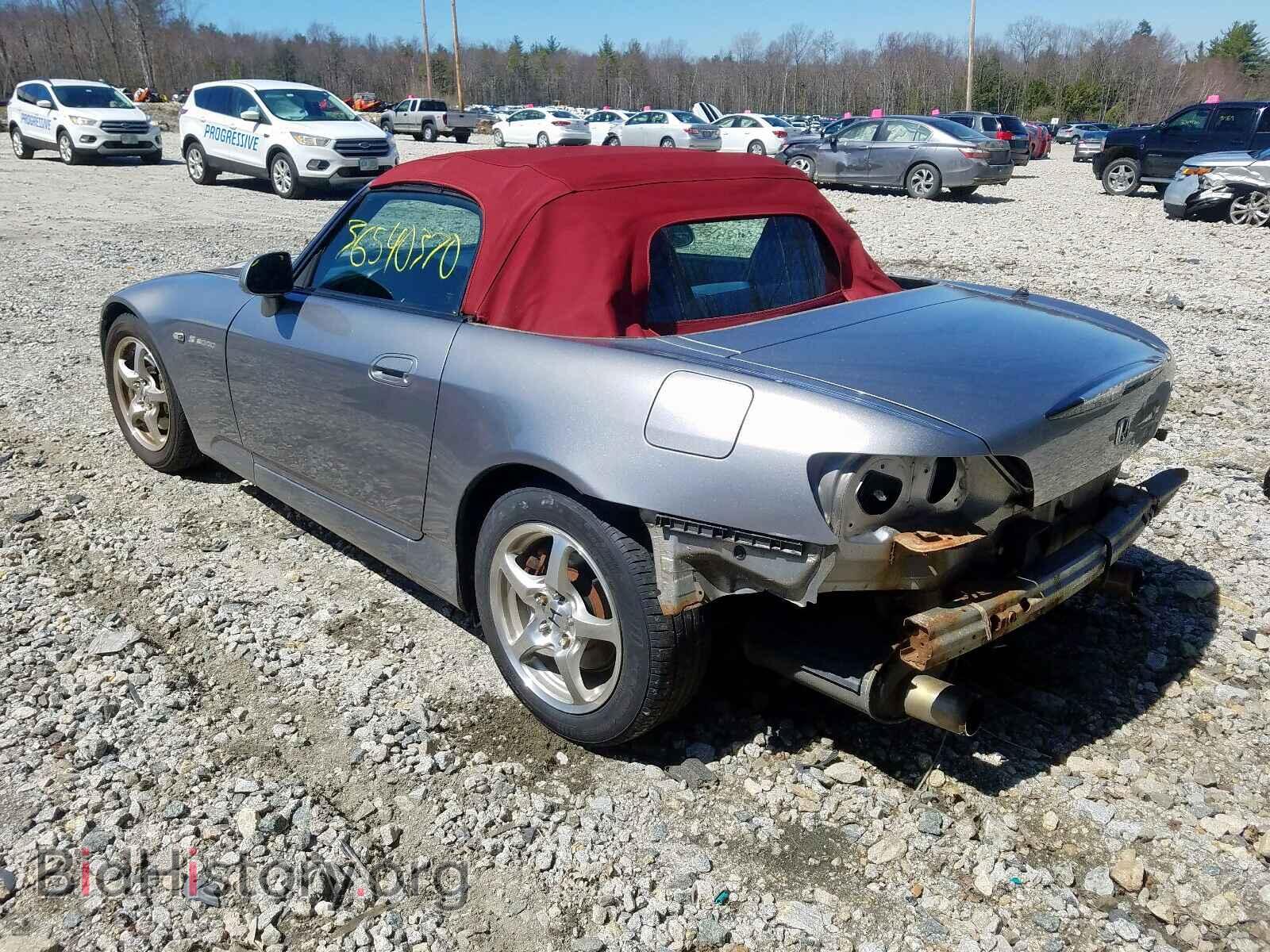 2000 HONDA S2000 - VIN: JHMAP1140YT004680 - Фото 3