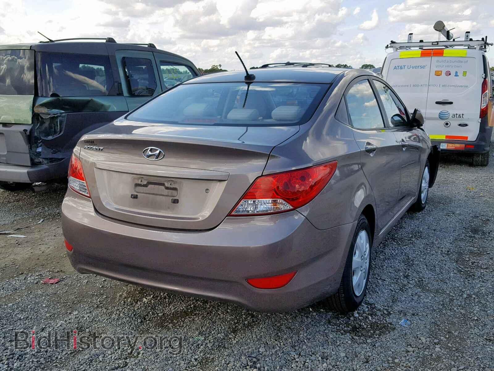 2013 HYUNDAI ACCENT - VIN: KMHCT4AE4DU538359 - Фото 4