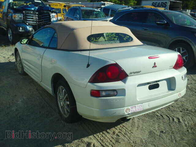 2001 MITSUBISHI ECLIPSE - VIN: 4A3AE45G81E188982 - Фото 3