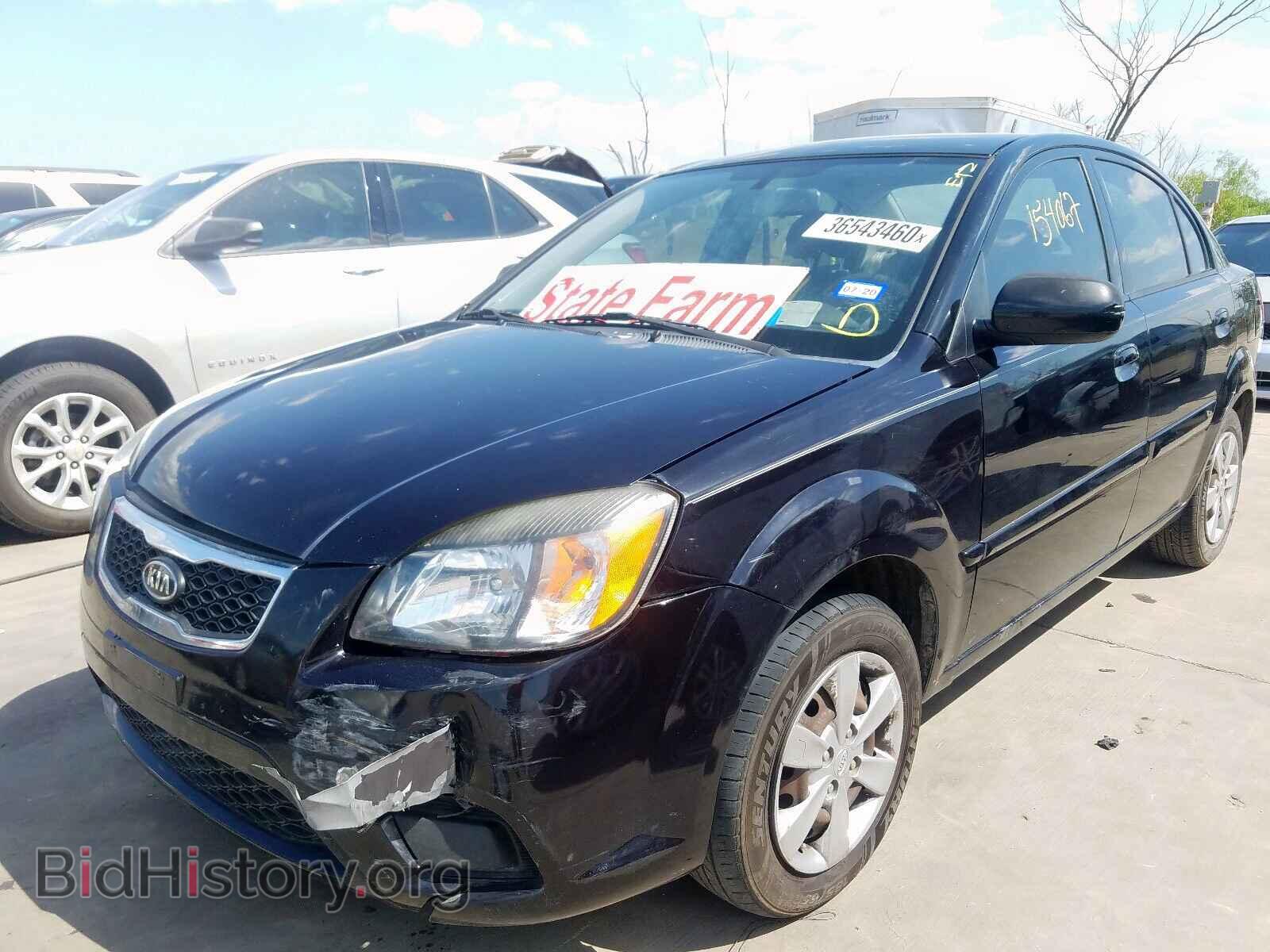 2011 KIA RIO BASE - VIN: KNADH4A36B6959491 - Фото 2