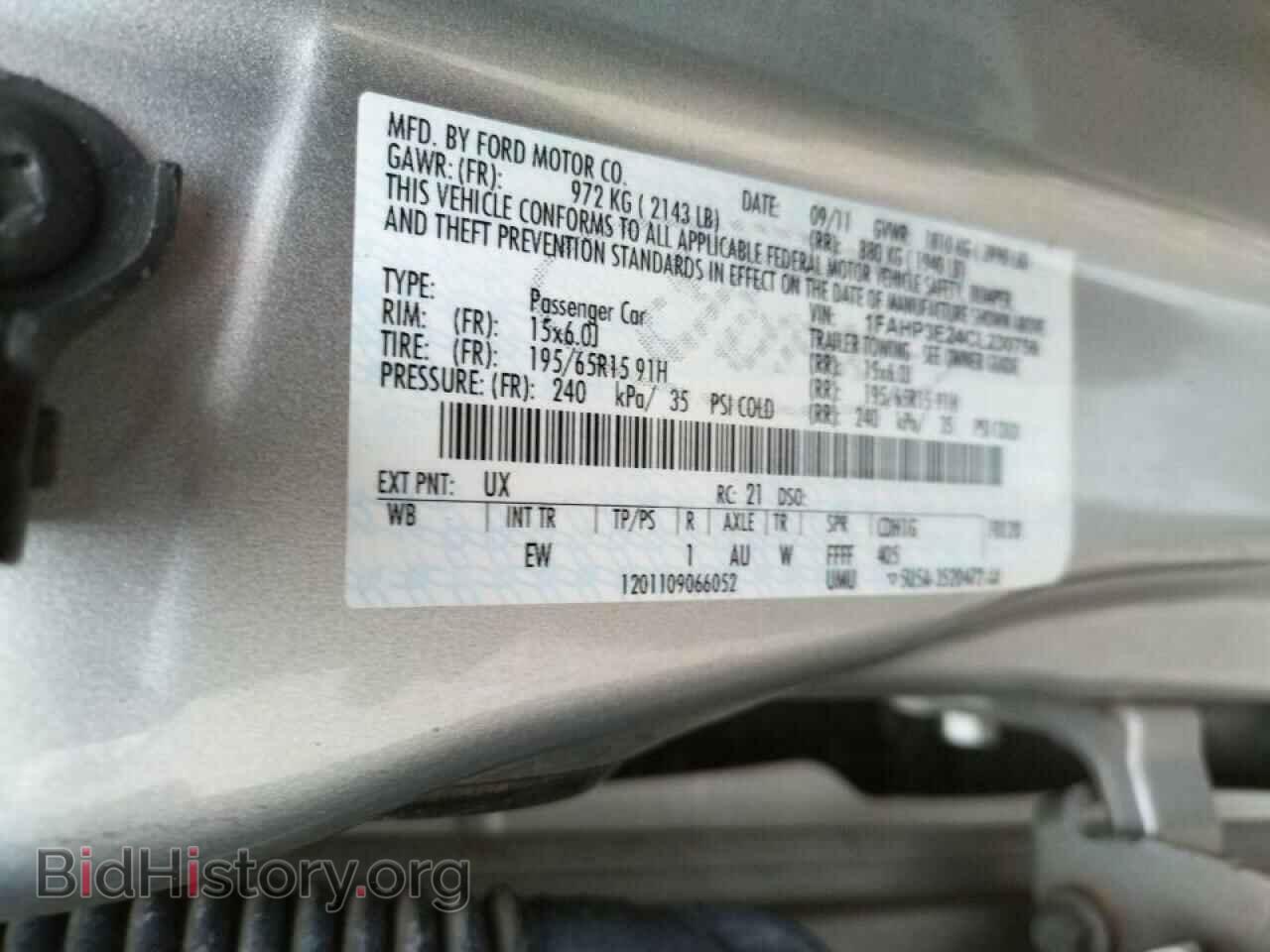 2012 FORD FOCUS - VIN: 1FAHP3E24CL230756 - Photo 10