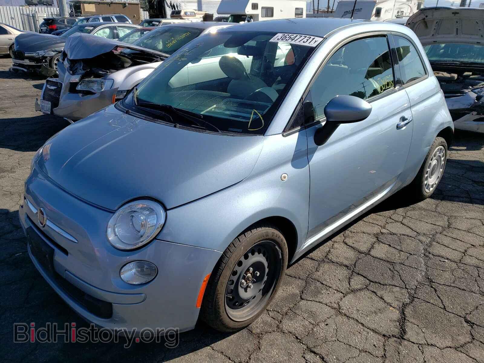 2015 FIAT 500 - VIN: 3C3CFFAR5FT620550 - Фото 2