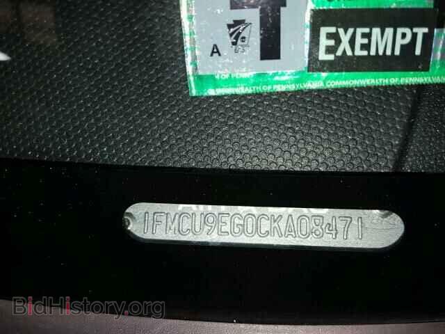 2012 FORD ESCAPE - VIN: 1FMCU9EG0CKA08471 - Фото 10