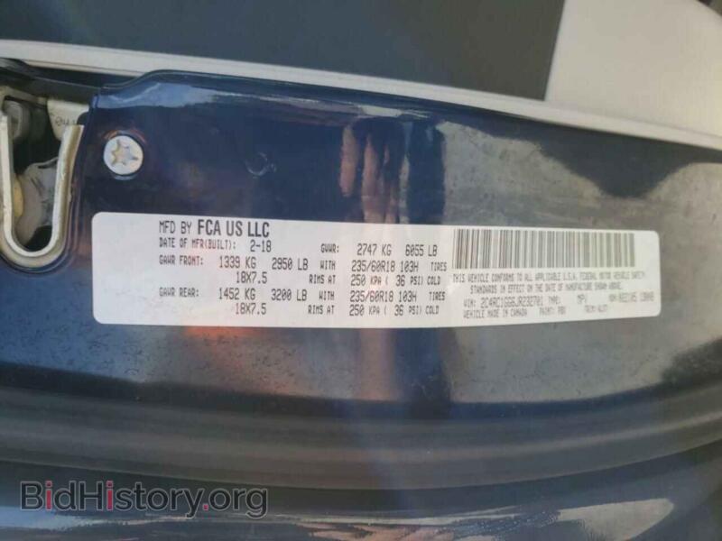 2018 Chrysler PACIFICA (VIN 2C4RC1GG6JR232701) — photo 10 of 10