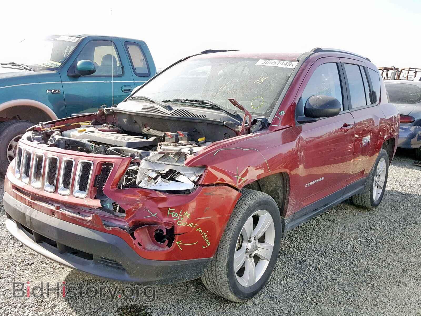 2012 JEEP COMPASS SP - VIN: 1C4NJDBB2CD583113 - Фото 2