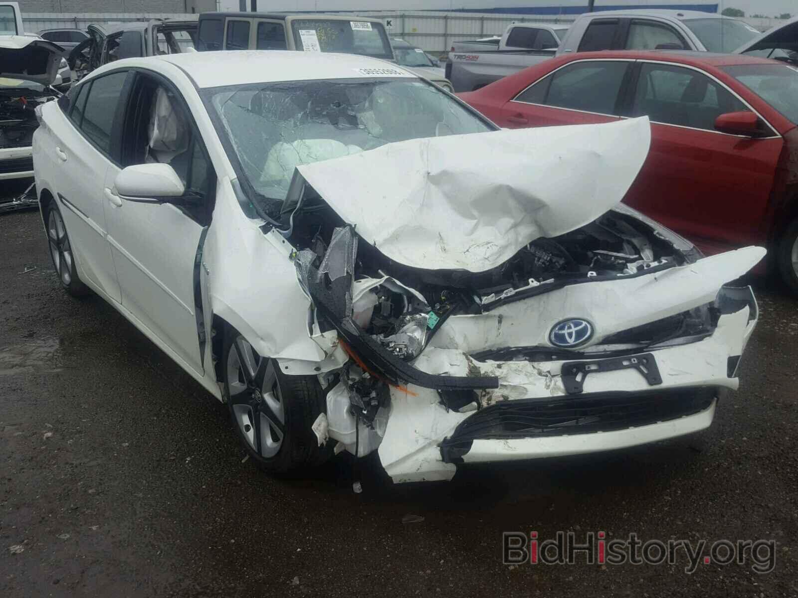 Photo JTDKARFU0H3036821 - TOYOTA PRIUS 2017