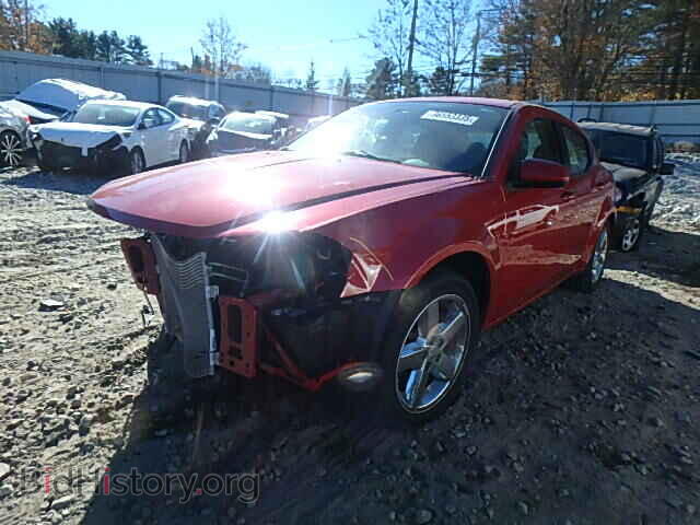 2011 DODGE AVENGER - VIN: 1B3BD2FG2BN554029 - Фото 2