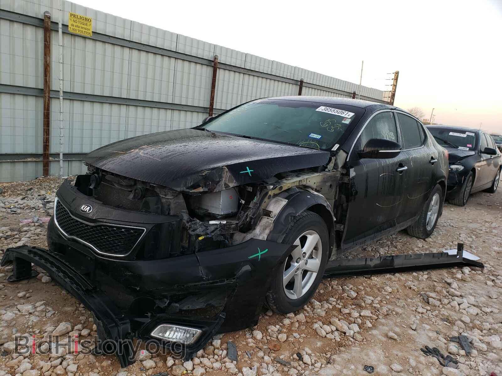 2015 KIA OPTIMA - VIN: KNAGM4A79F5655658 - Фото 2