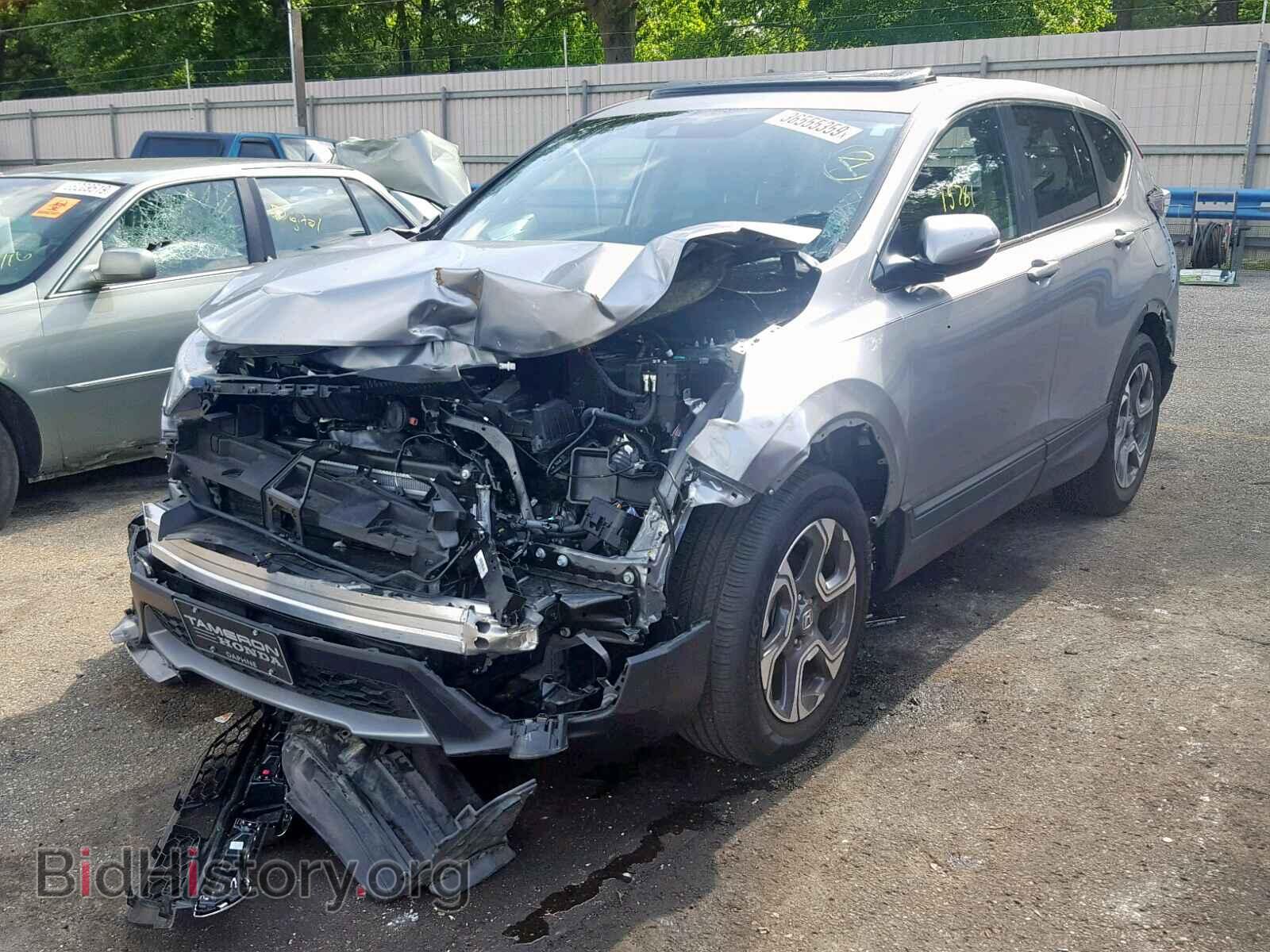 2017 HONDA CR-V EX - VIN: 7FARW1H55HE045285 - Фото 2