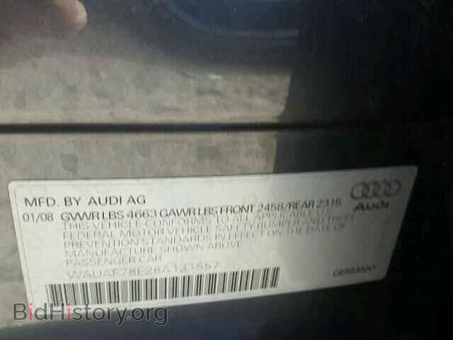 2008 AUDI A4 - VIN: WAUAF78E28A131557 - Фото 10