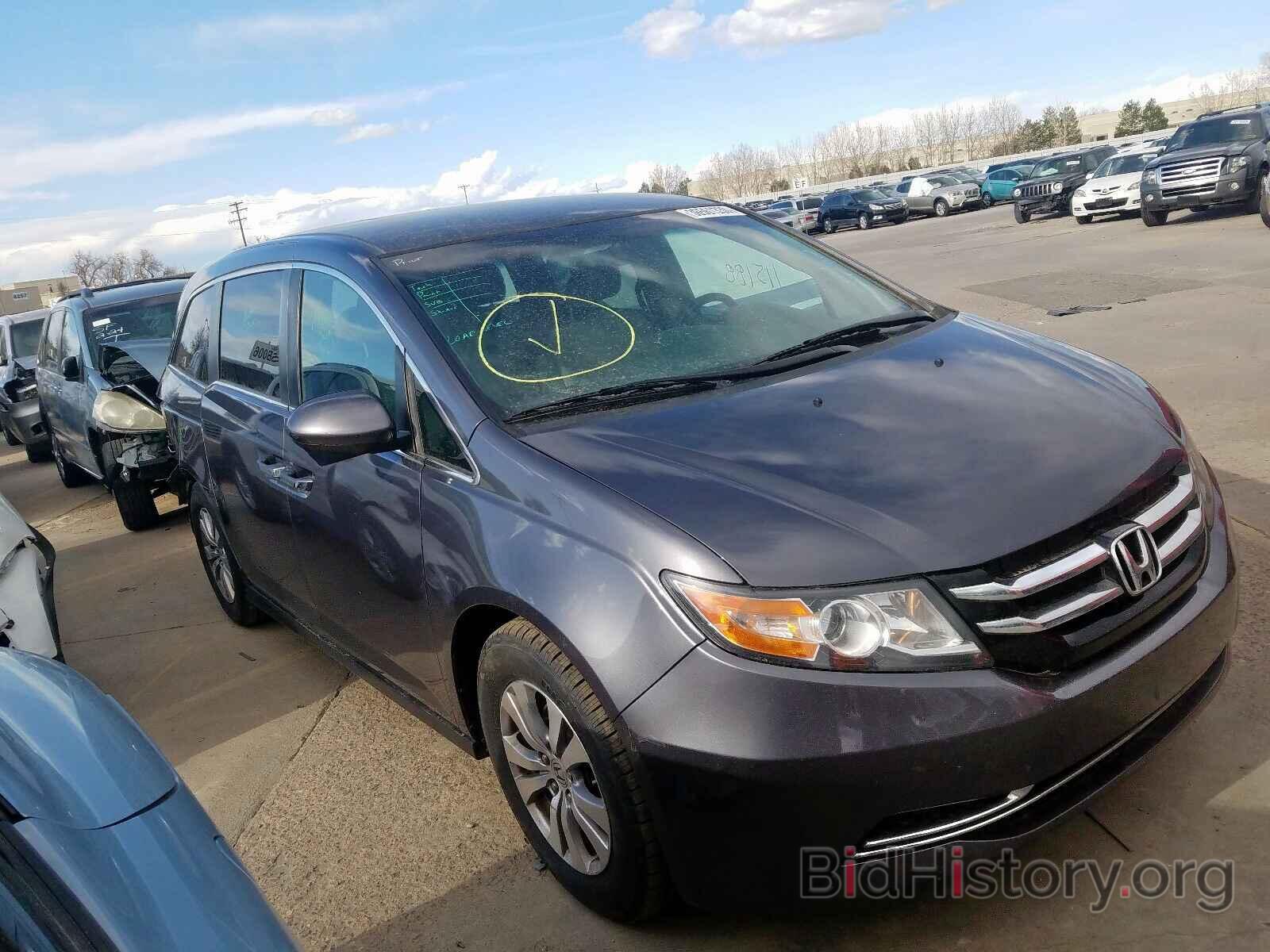 Фотография 5FNRL5H44GB092891 - HONDA ODYSSEY EX 2016