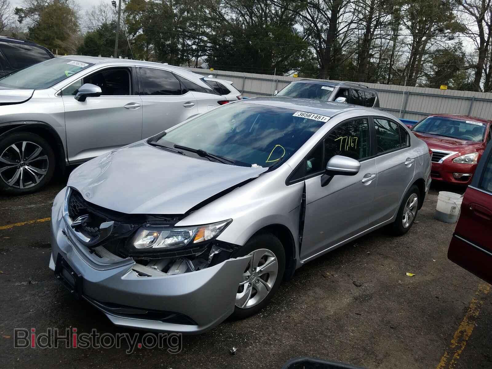 2015 HONDA CIVIC - VIN: 19XFB2F51FE100059 - Фото 2
